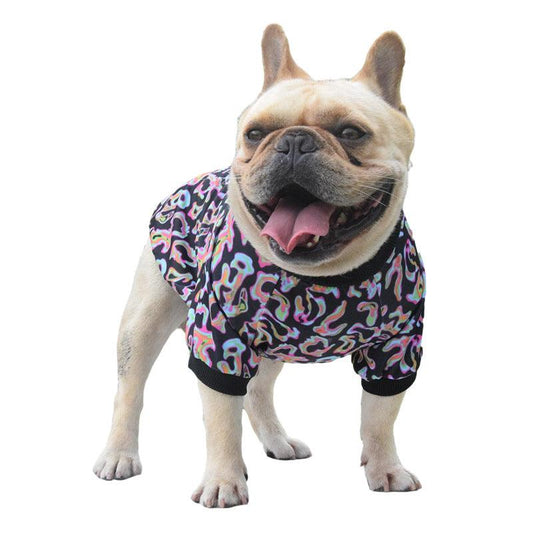 Fluorescent Camo Doggie Apparel: Stand Out In Style!